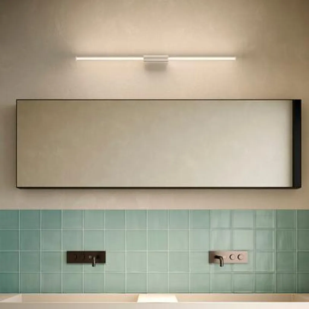 Plafonnier LED linéaire en or design minimaliste 126cm pour salon chic