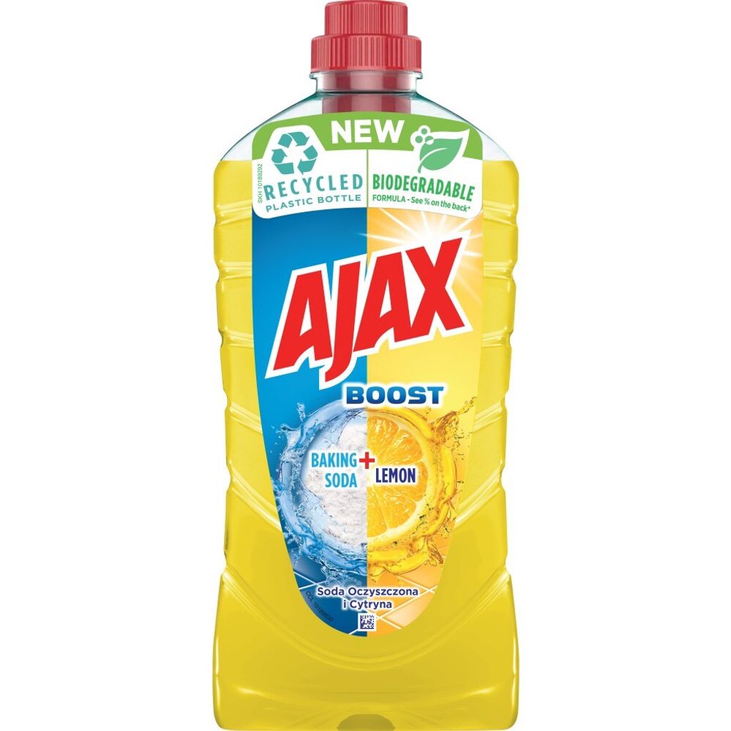 Ajax Boost Baking Soda Zitrone Allzweckreiniger, 1 l Produktbild 2