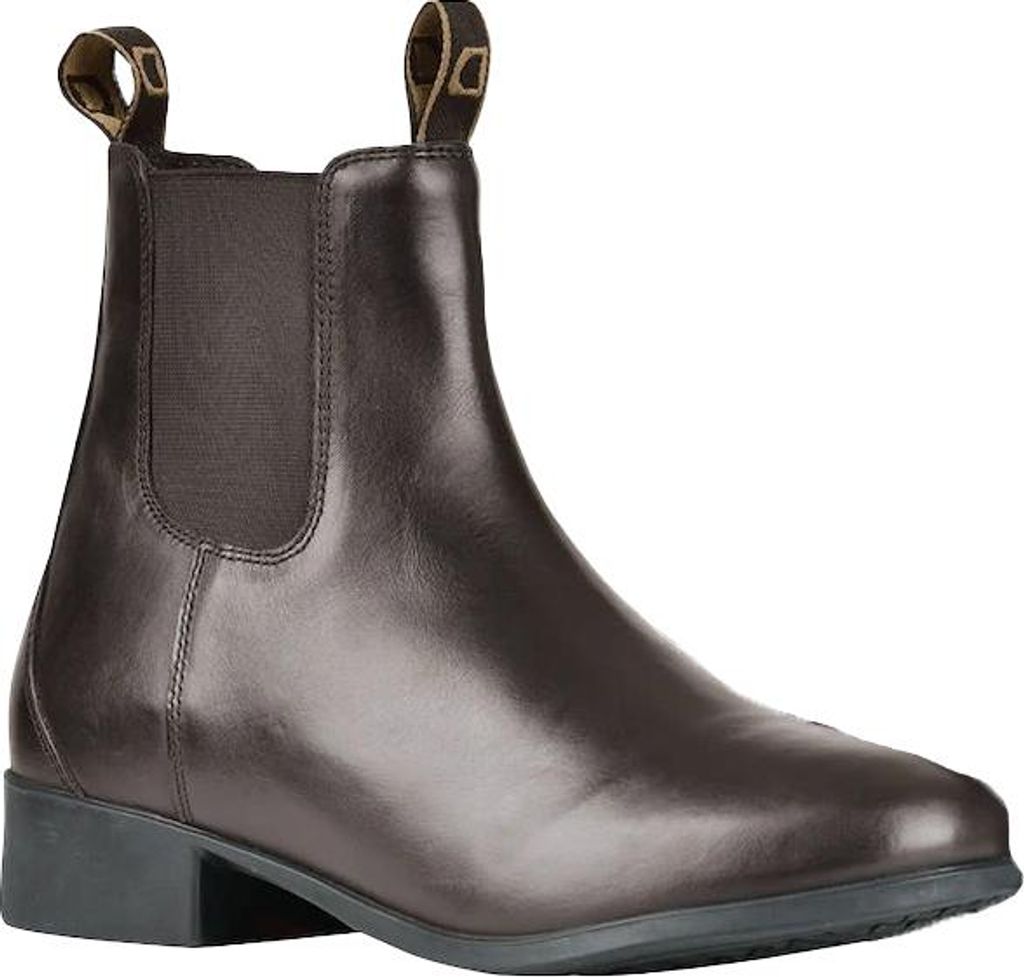 Dublin - Kinder Jodhpur-Reitstiefeletten "Foundation II", Vollnarbenleder WB2239 (31 EU) (Braun)