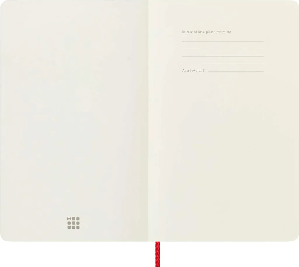 Moleskine Classic Notebook Large Squared Scarlet Red - Carta Avorio 70g - 2
