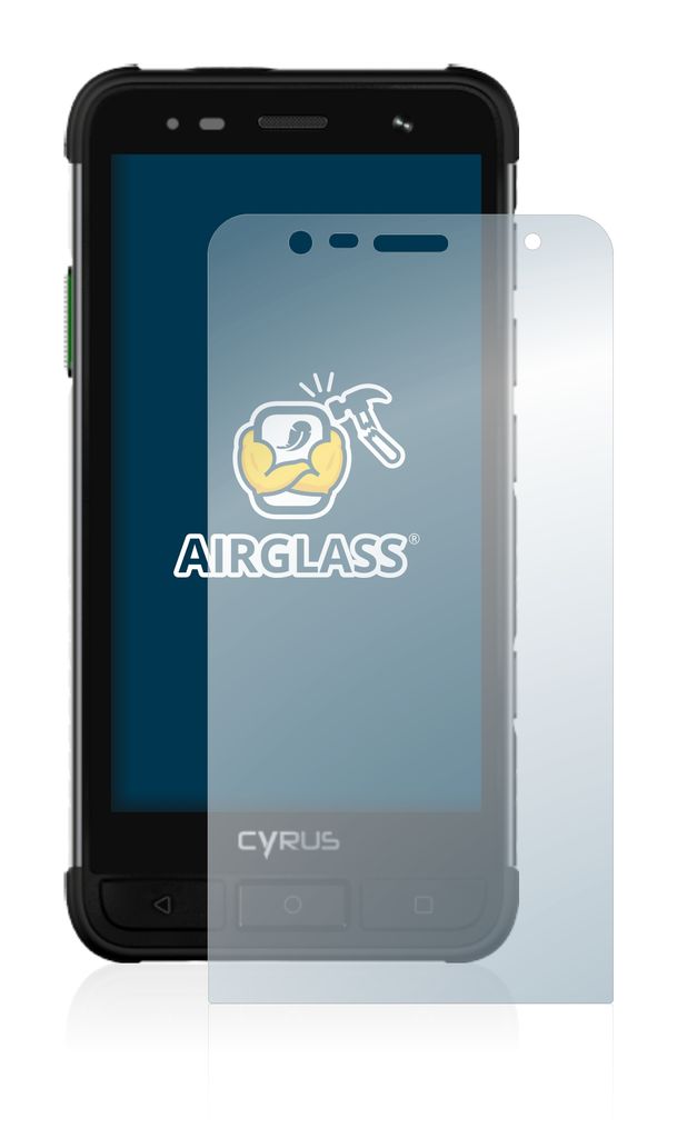 Brotect Pellicola In Vetro Ibrido AirGlass Per Cyrus CS45 XA - Durezza 9H, Anti-impronta, Made In Germany