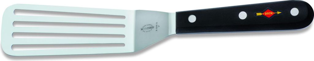 Dick Winkelpalette, Pfannenwender mit geschlitzter Klinge; Maße 5 x 13 cm