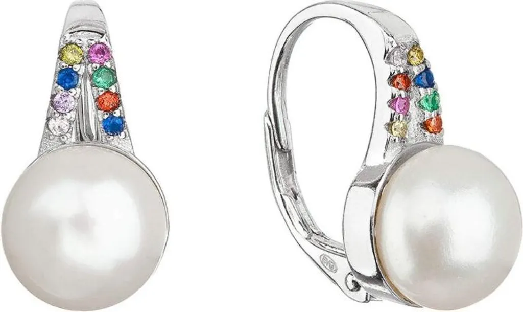 Orecchini A Goccia In Argento 925 Con Zirconi – Meyiert Jewelry, Lunghi 6 Cm, Regalo In Scatola
