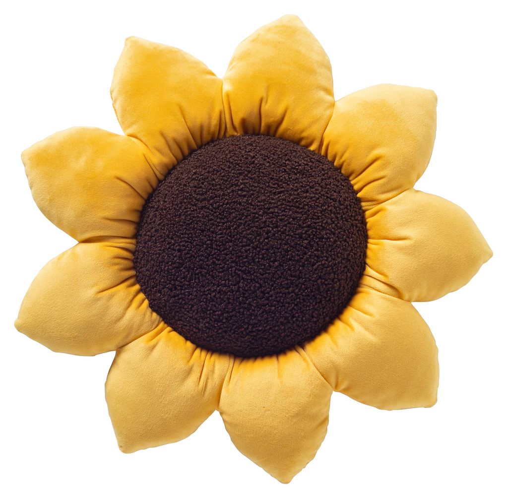 Textino Dekokissen Sunflower Ø42 cm Gelb Produktbild 
