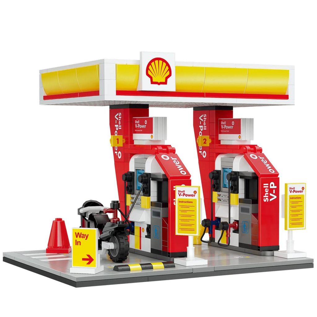 CaDA station-service Shell (305 pièces) Image du produit 