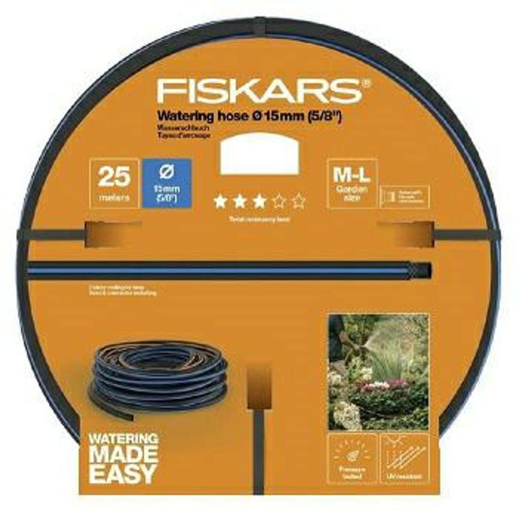 Fiskars Gartenschlauch Q3 16 mm (5/8) 25 m 1027097