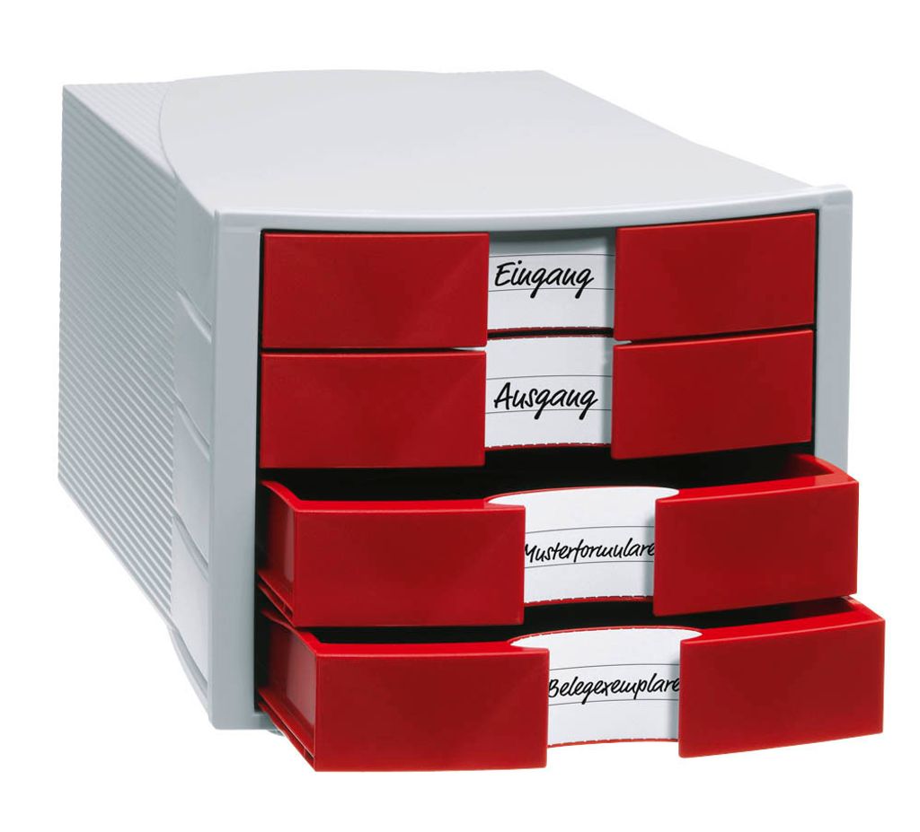 HAN Schubladenbox Archiv IMPULS, 4 Schübe, Gehäuse: Produktbild 