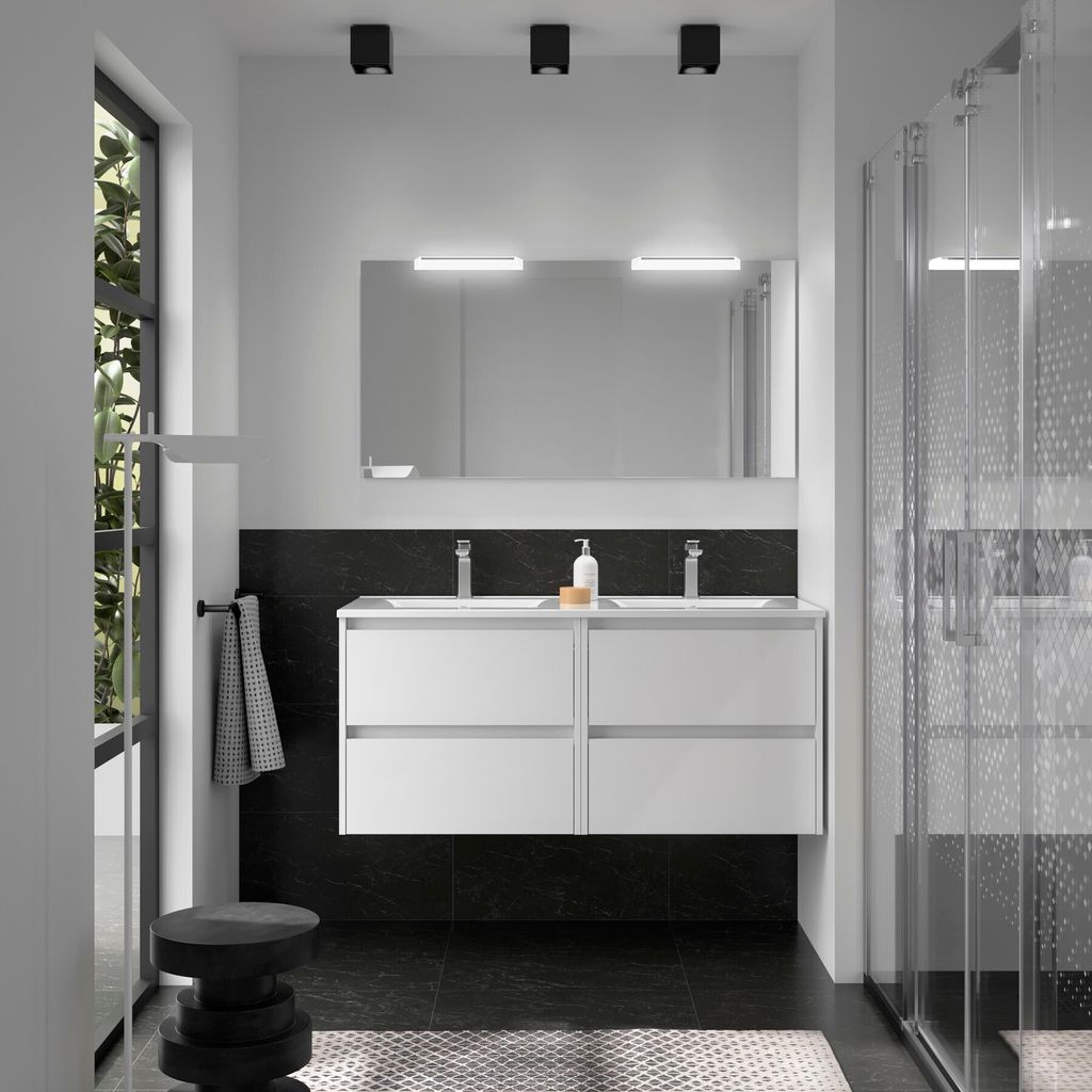 Noja Komplett-Set 1200 4 Schubladen White Gloss