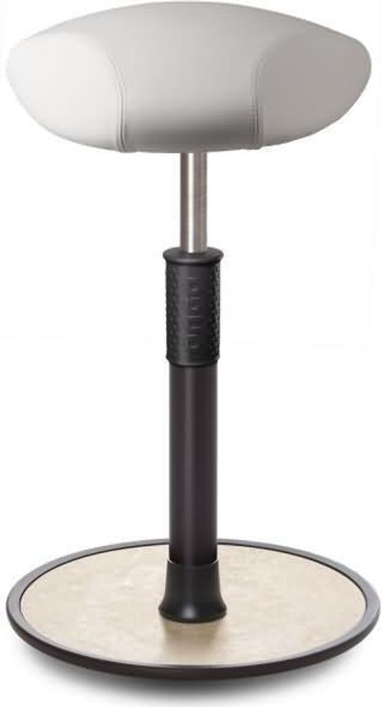 Sitz- Stehhocker Free Tall Triangel Boxmark Leder Weiß Produktbild 