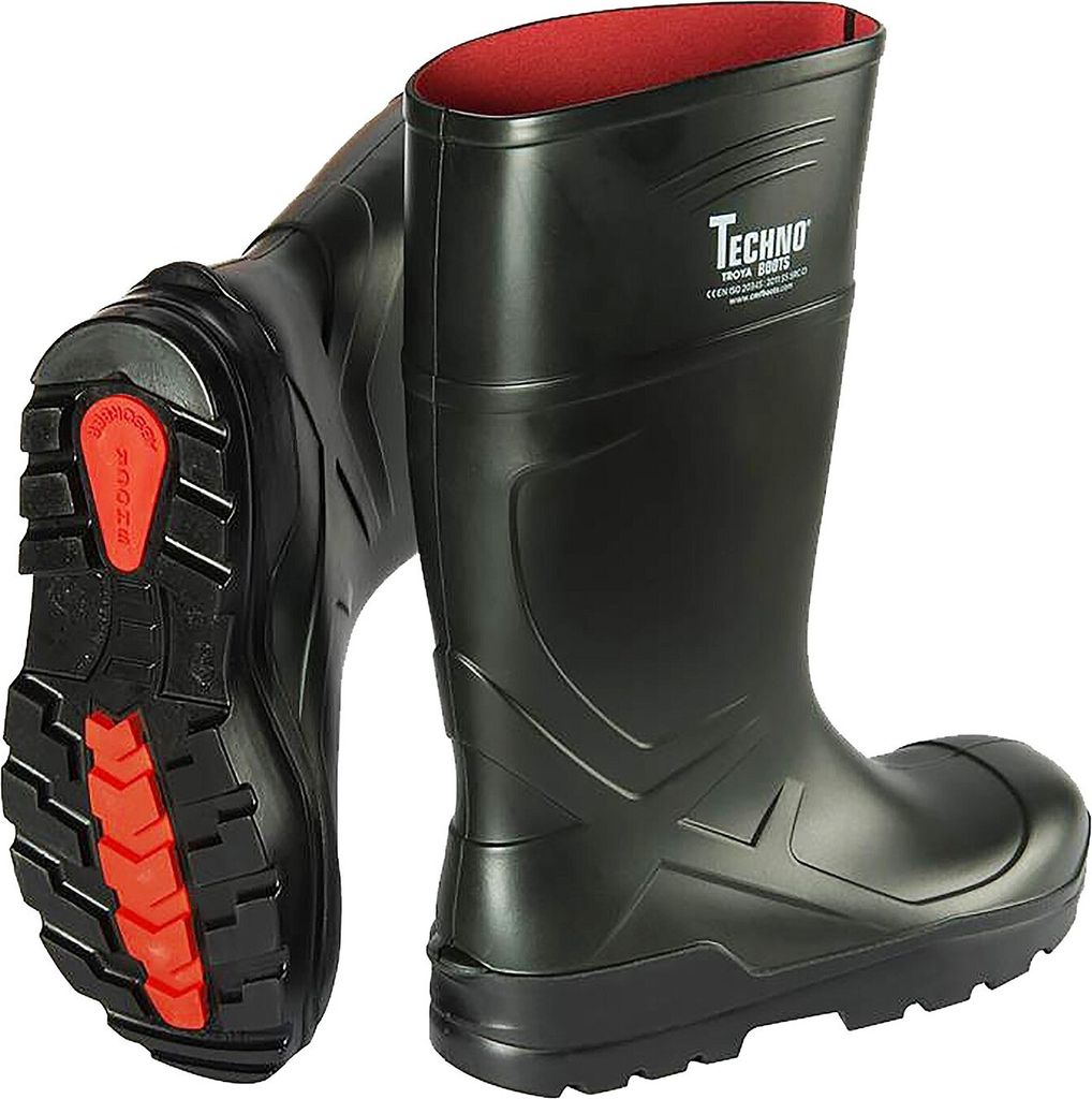 Techno Boot PolyurethanSicherheitsstiefel Troya S5 grün nach EN ISO 20345:2011 S5 SRC CI grün Größe 46