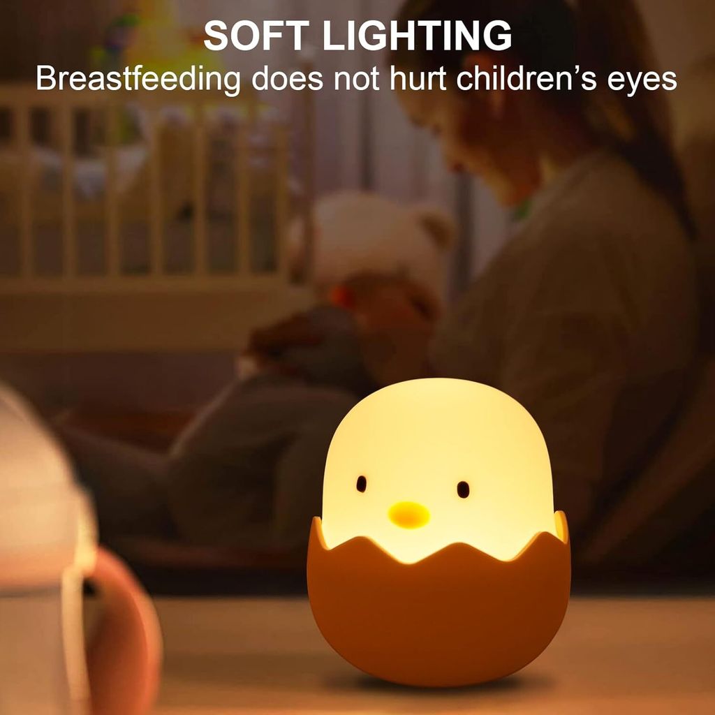 LED noční světlo,silikonová žárovka dotyková noční Obrázek produktu 2