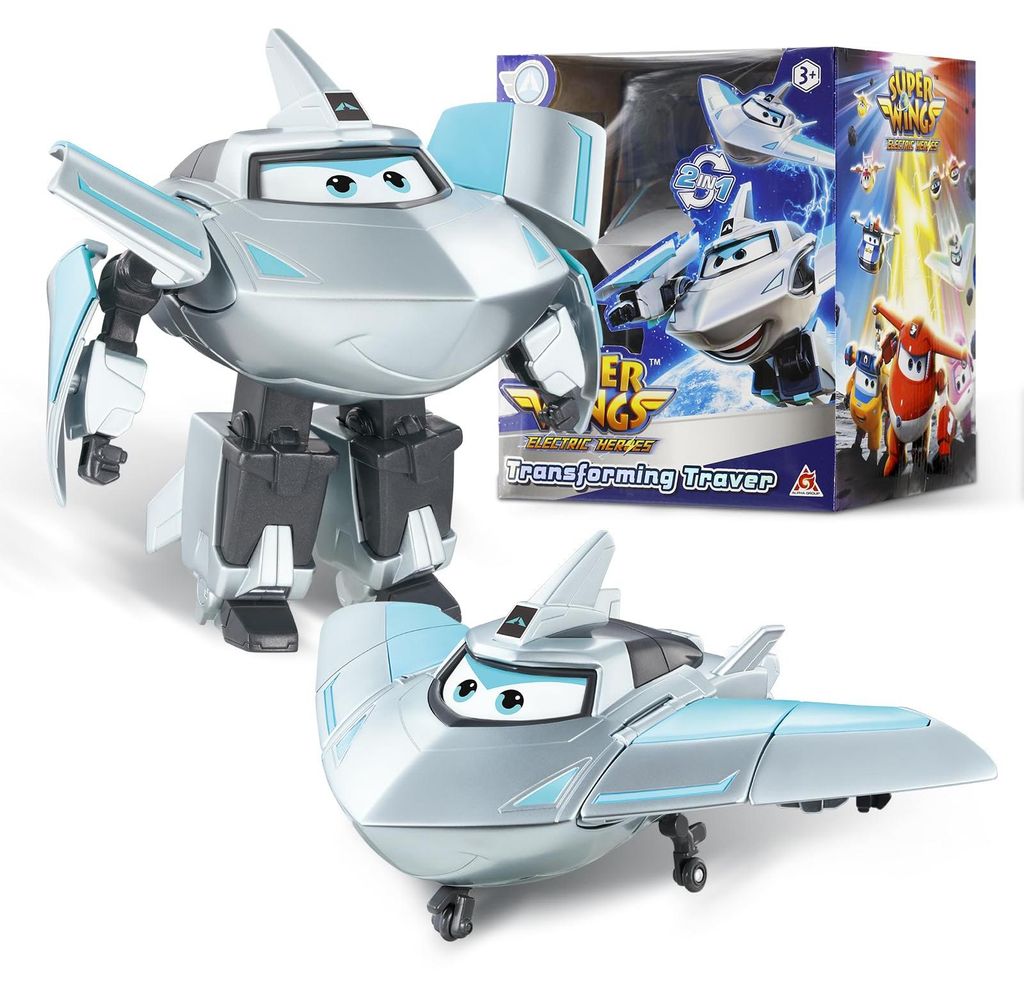 Super Wings, Trasformazioni: Aereo Supercaricato. Figura Immagine del prodotto 