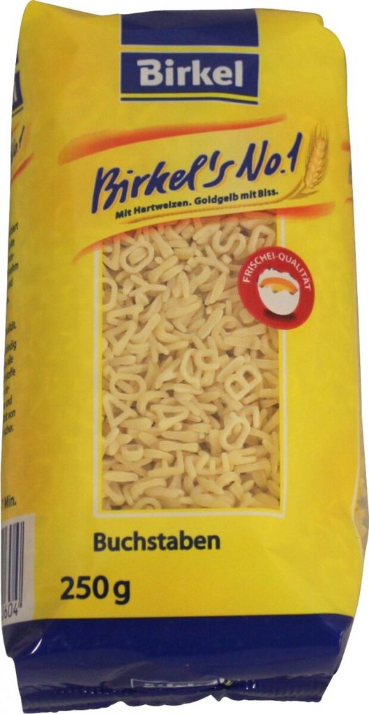 Birkel Teigwaren Nr. 1 Buchstaben 250g Produktbild 
