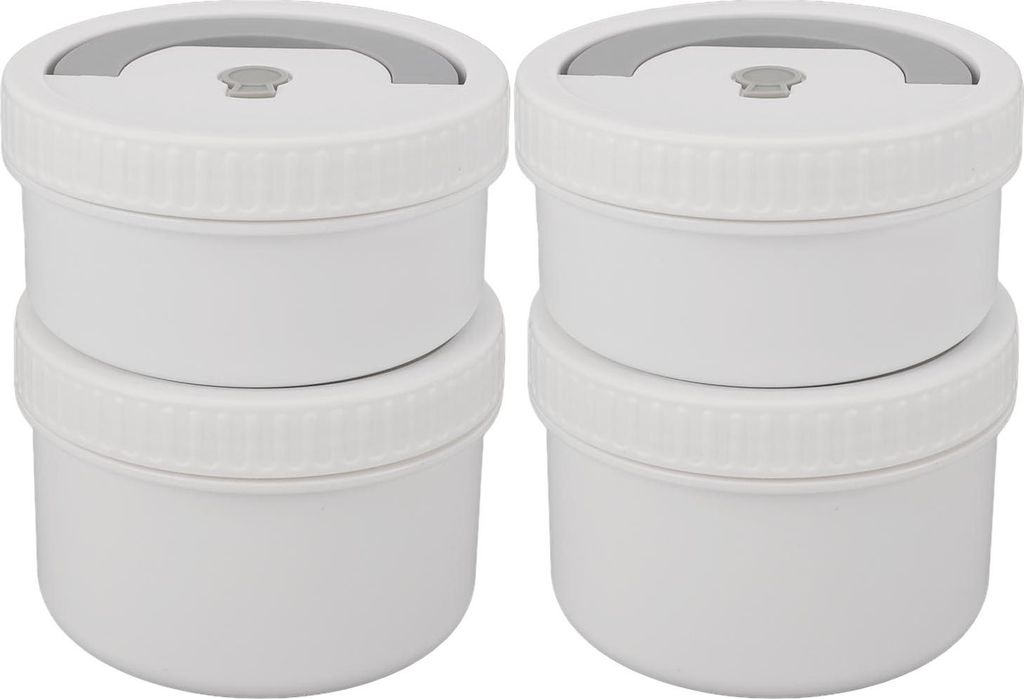 Thermal Lunch Box Set Großes Fassungsvermögen 316 Edelstahl Auslaufsichere thermische Isolierung Erwachsene Bento Box für Reisen Büro 4 Boxen m...