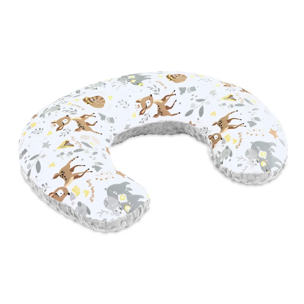 Coussin d'allaitement de voyage 130 x 45 cm - Confort Minky Nomade