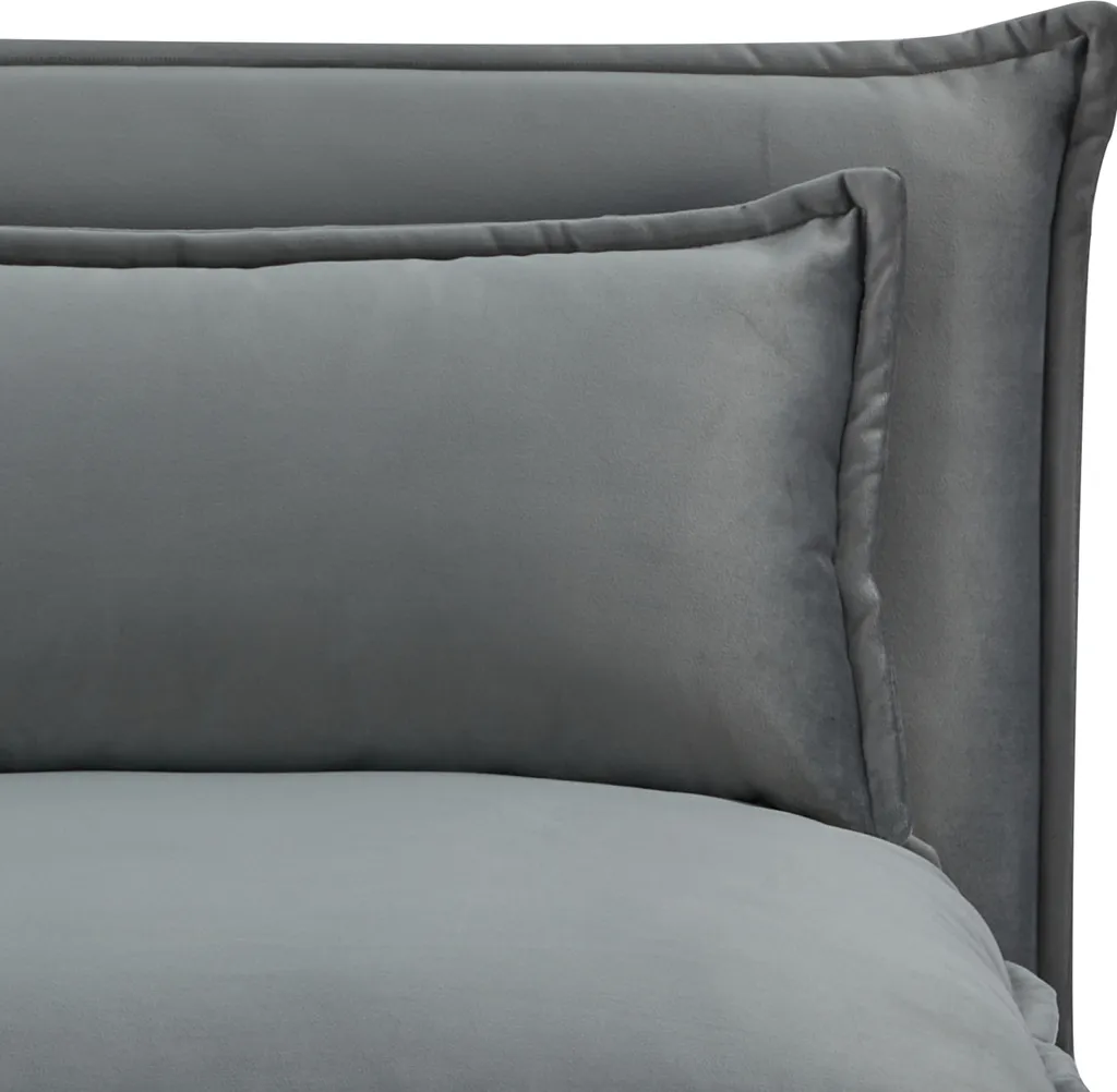 Lit d'appoint 1 place Umeå gris - Fauteuil modulable pour studio - 10