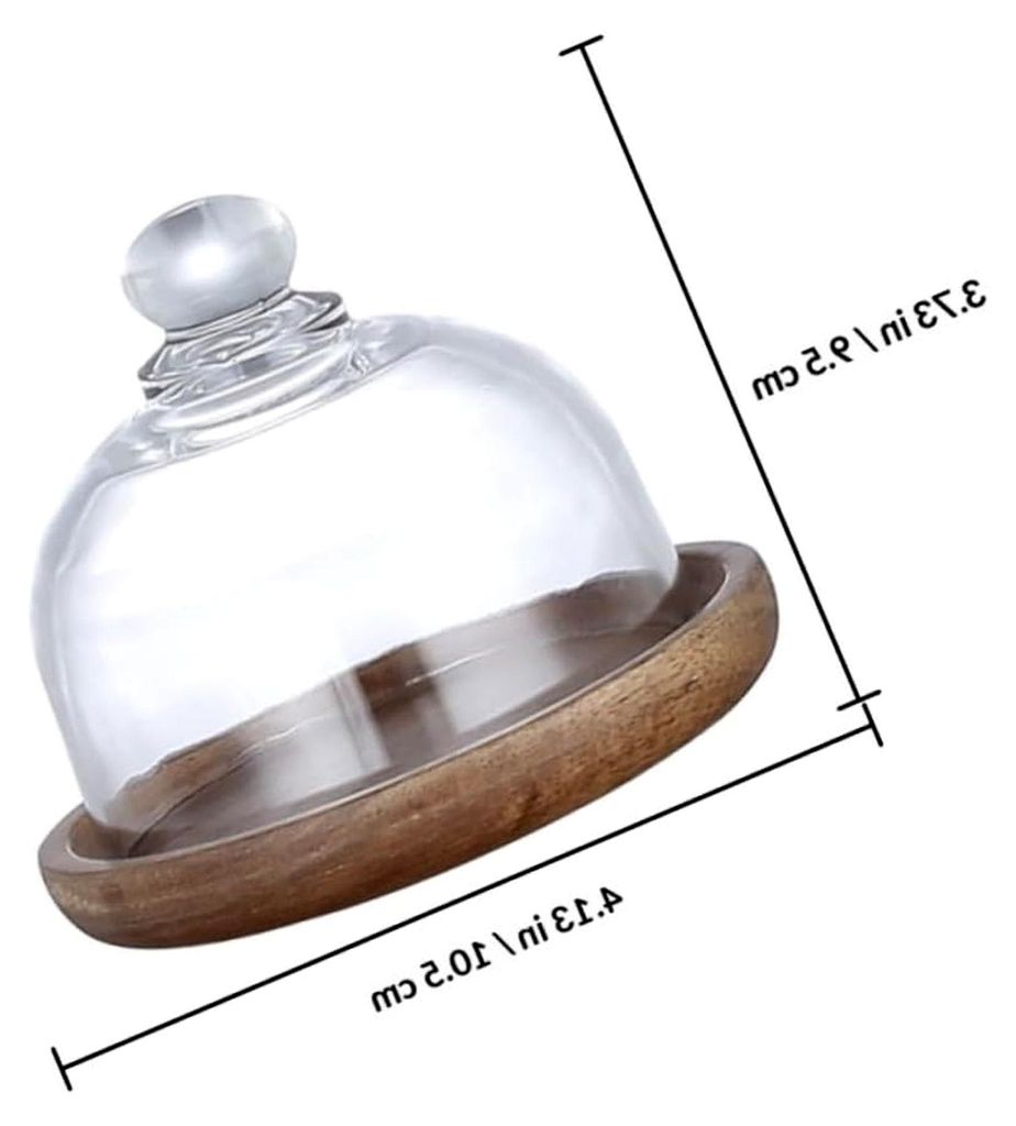 Kleiner Kuchenteller und Glas mit elegantem Design zur Aufbewahrung und Präsentation von Lebensmitteln für Café und Esszimmer