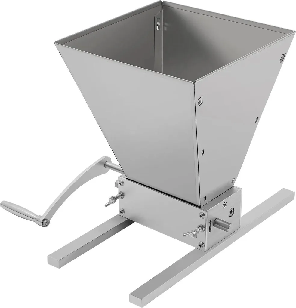 Moulin à céréales anti-blocage inox pour un maltage rapide et précis