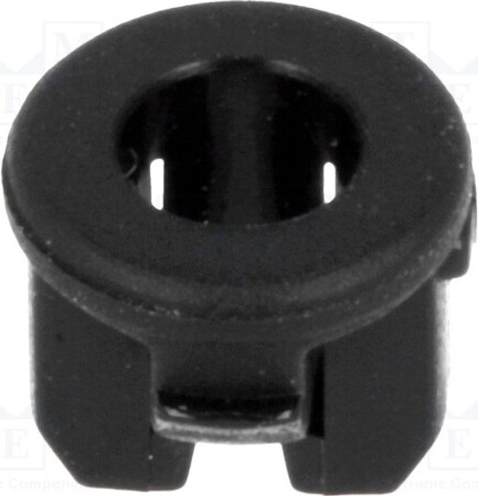 10x für LED UL94V-2 schwarz einteilig 3mm L: 4,8mm FIX-LED3-28 Fassungen