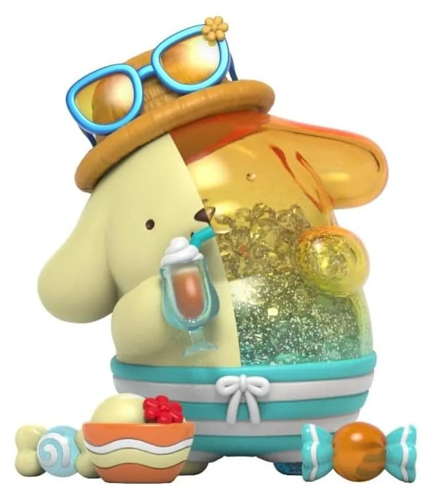 Sanrio Kandy Pompompurin Sea Breeze Série 15 cm - Figurine de Collection