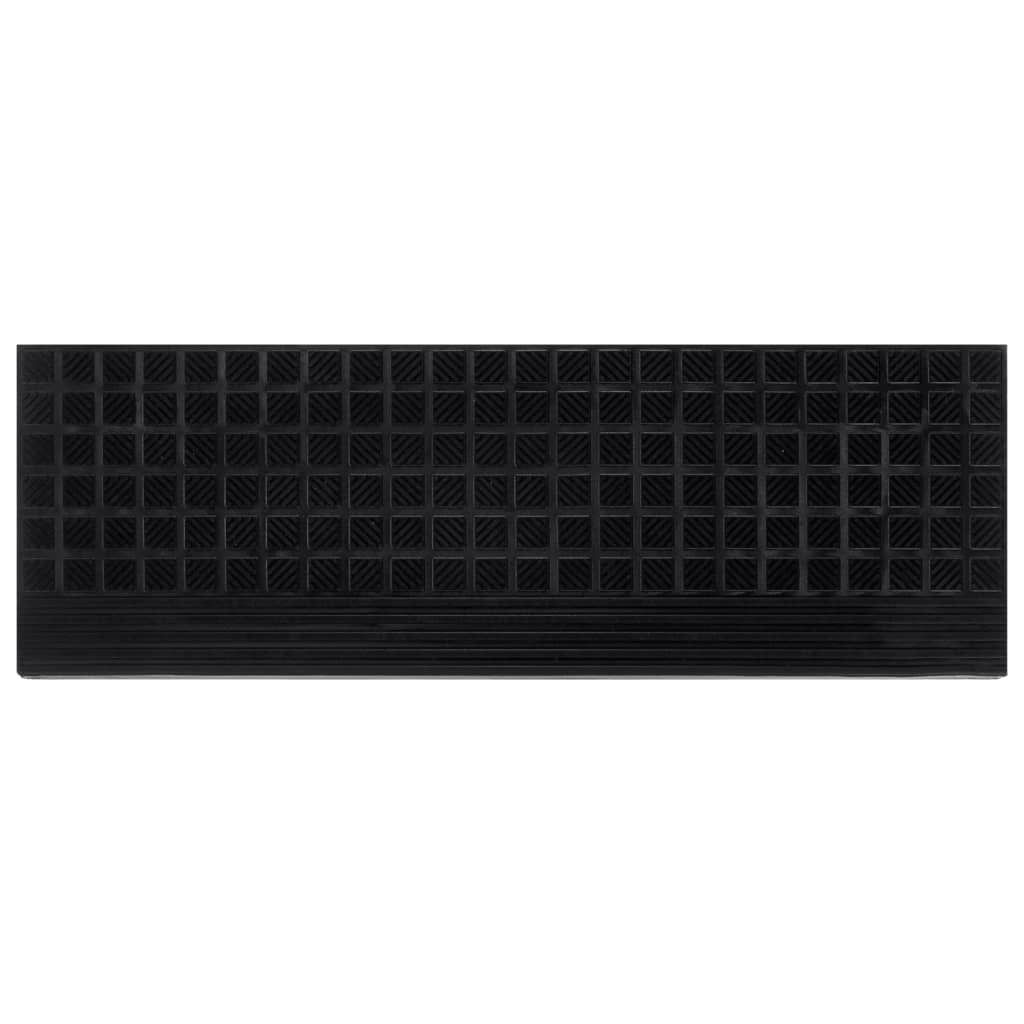 vidaXL Stufenmatten 10 Stk. 25x75 cm Gummi Produktbild 