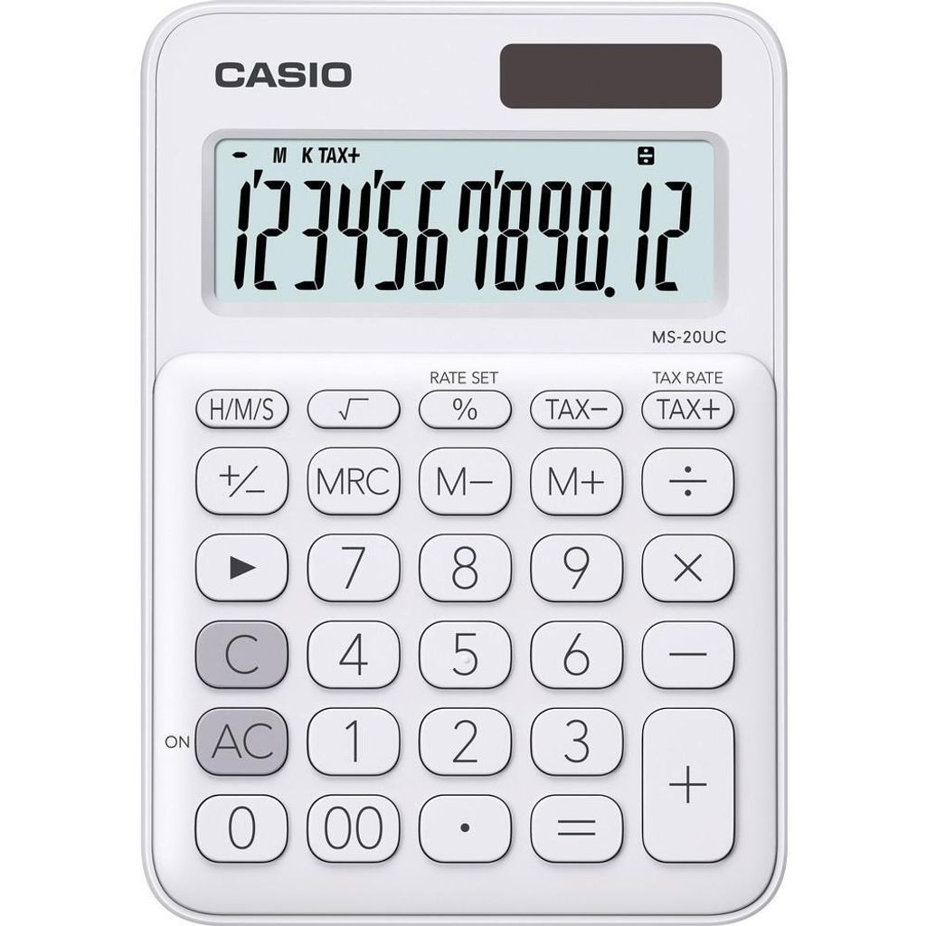 Casio MS-20UC-WE Calculatrice de bureau Calculatrice simple Image du produit 