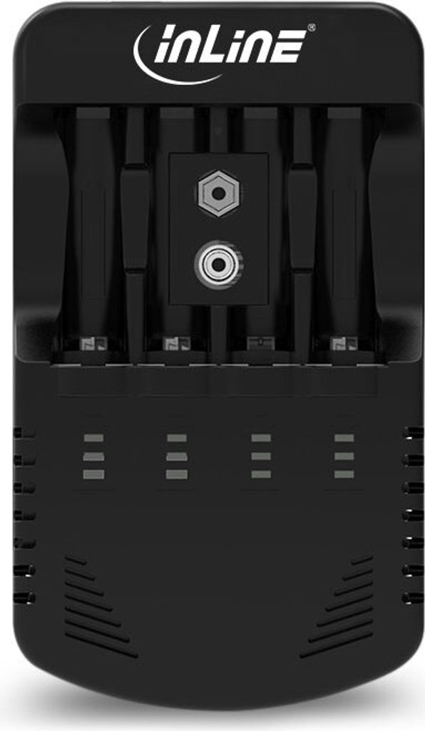 InLine Stecker-Ladegerät NiCd+NiMH AA und AAA