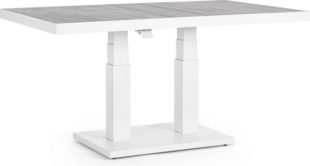 Tisch Truman 140 x 85 x 49-72 cm Aluminium