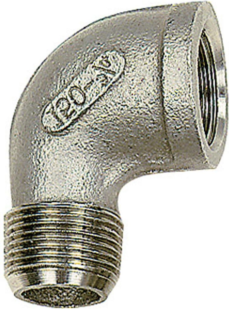 Riegler Winkelstück 90°, IG/AG Rp 1/8, R 1/8, ES 1.4408