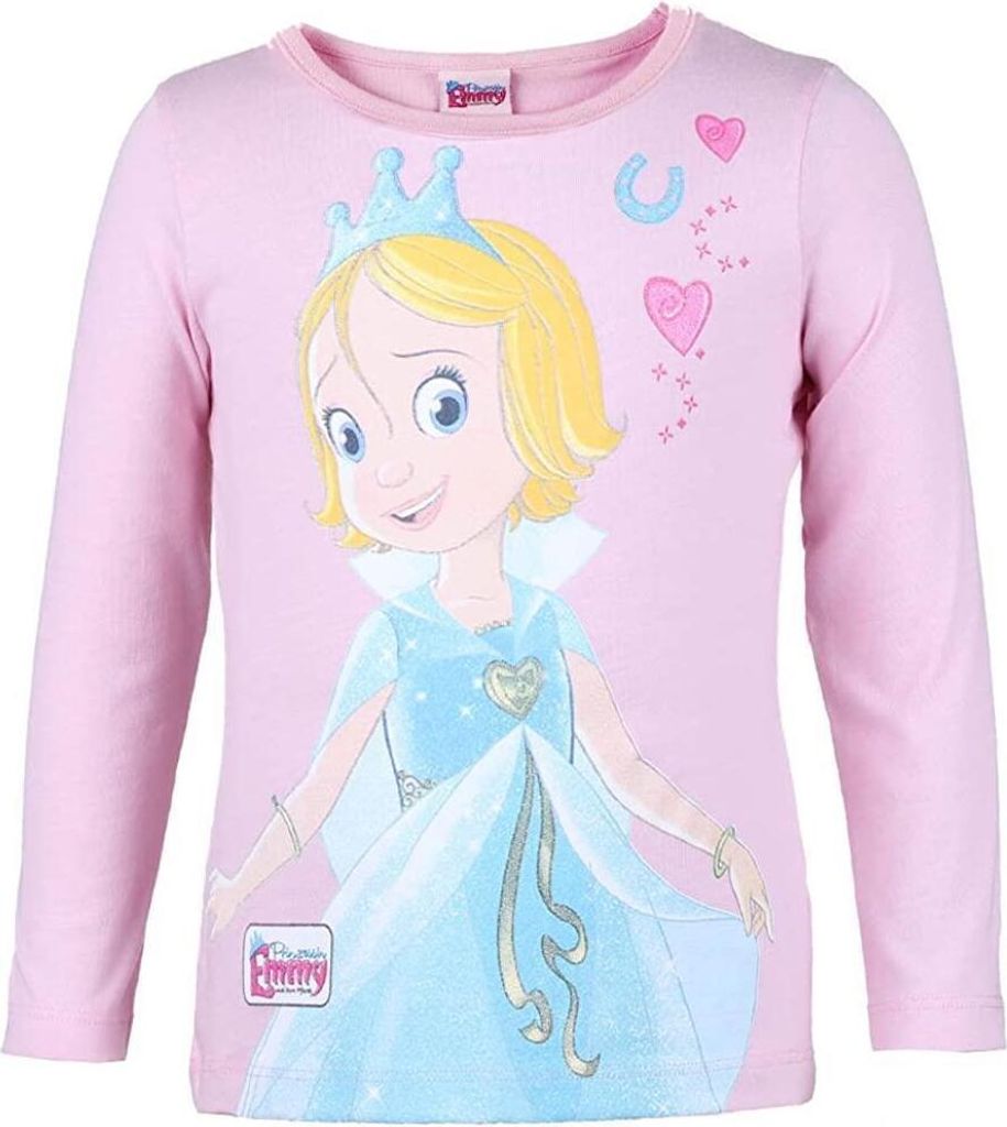 Prinzessin Emmy Langarmshirt Mädchen Shirt mit Glitzer, Gr. 104