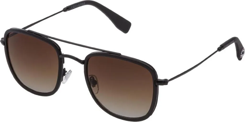 Lunettes de soleil de forme rectangulaire Converse SCO285 QBLAC pour Homme