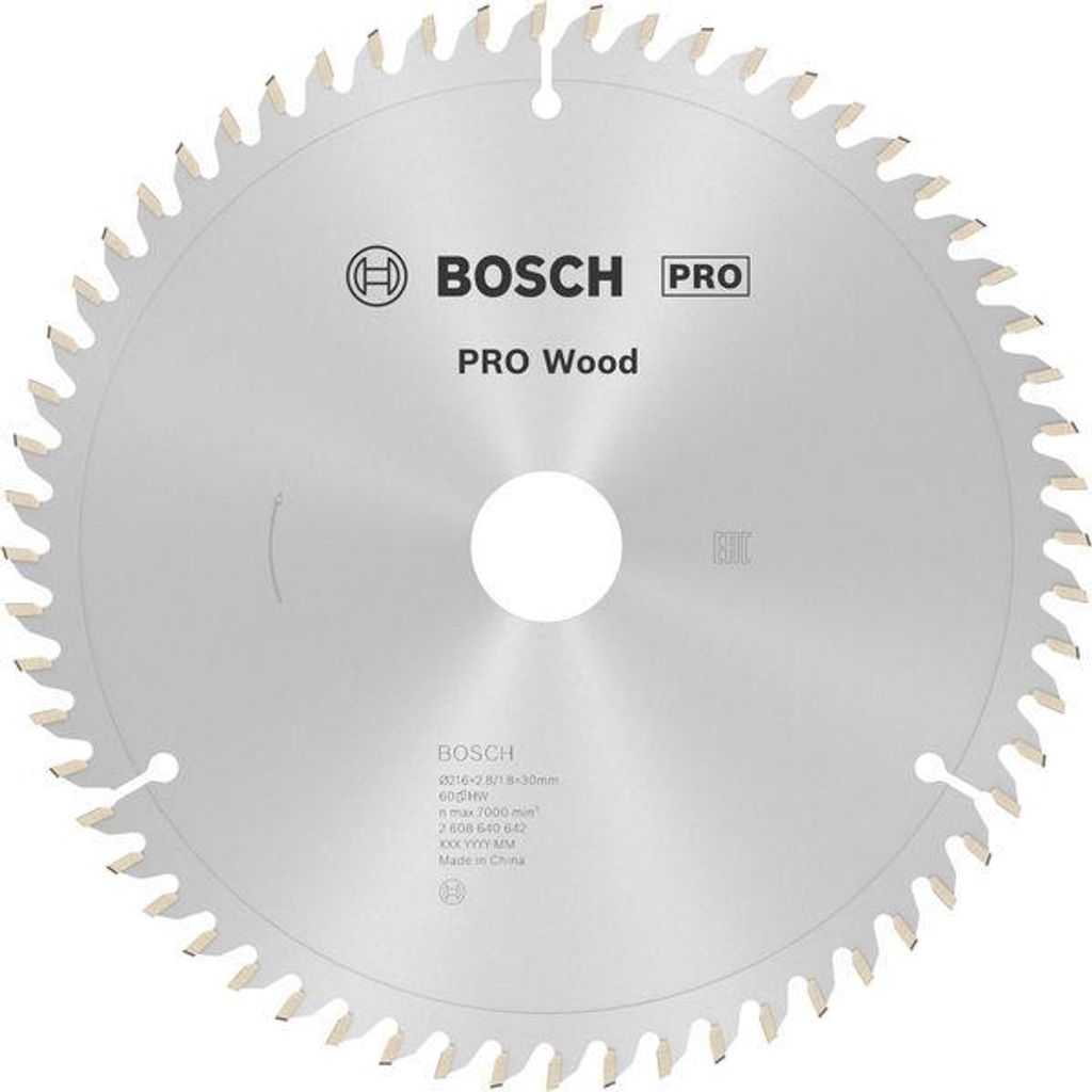 PRO Wood Kreissägeblatt, 216 x 2,8 x 30 mm, Z60 Produktbild 