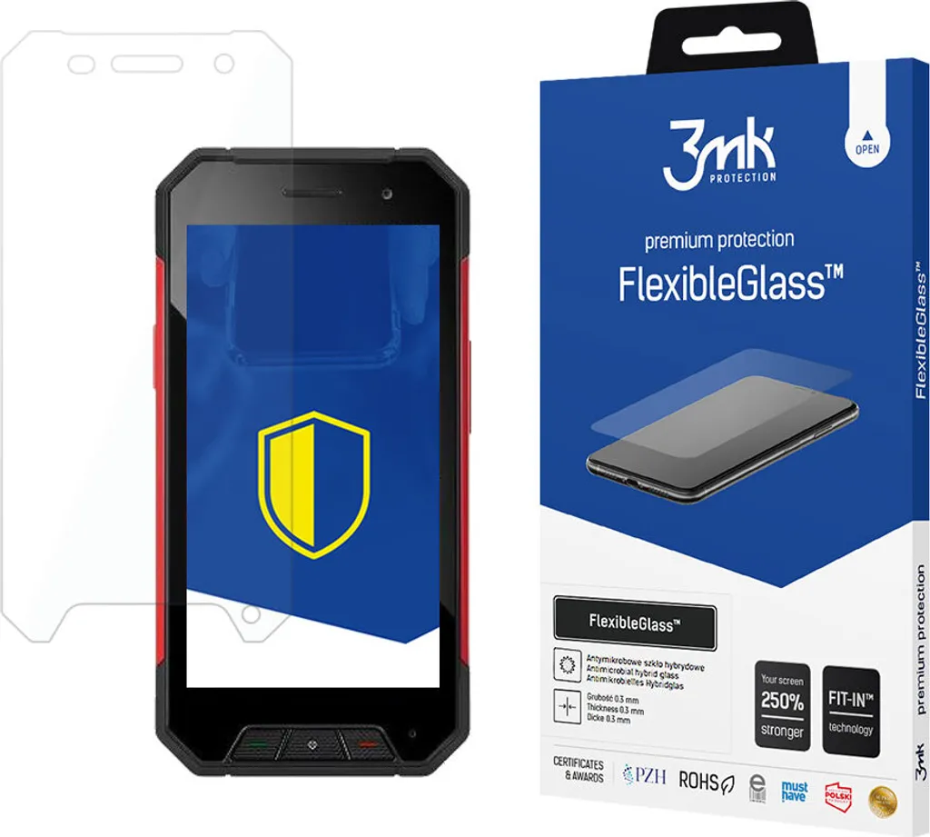 Vetro Flessibile 3Mk per Evolveo Strongphone Q7 Lte - Protezione Top