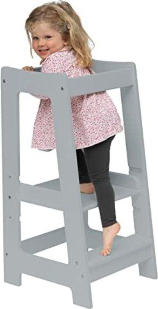 Kinderhochstuhl - Grauer Leertisch Produktbild 