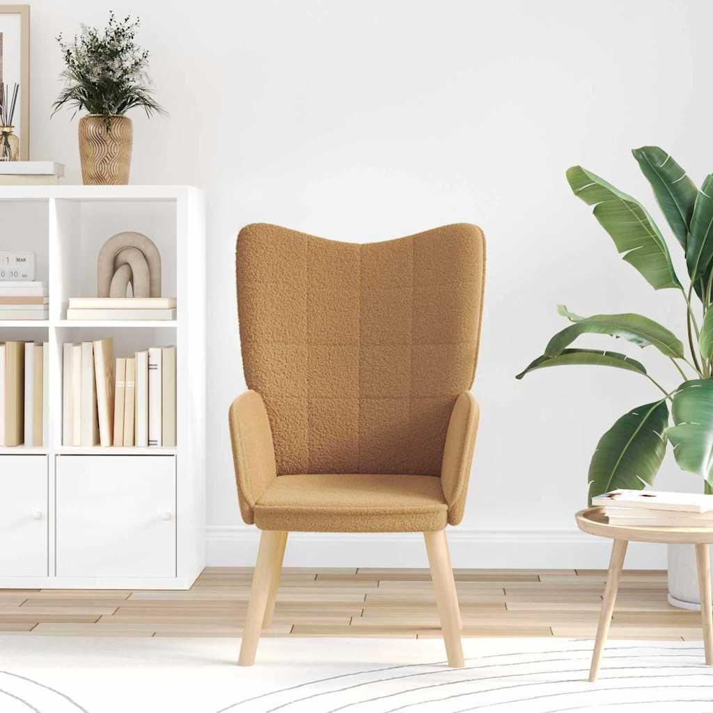 "im Sonderangebot"Einzelsessel moderne - CLORIS - Loungesessel - Beige 62 x 67 x 95,5 cm Sherpa-Stoff - 62 x 67 x 95,5 cm - NeuMöbel3775264