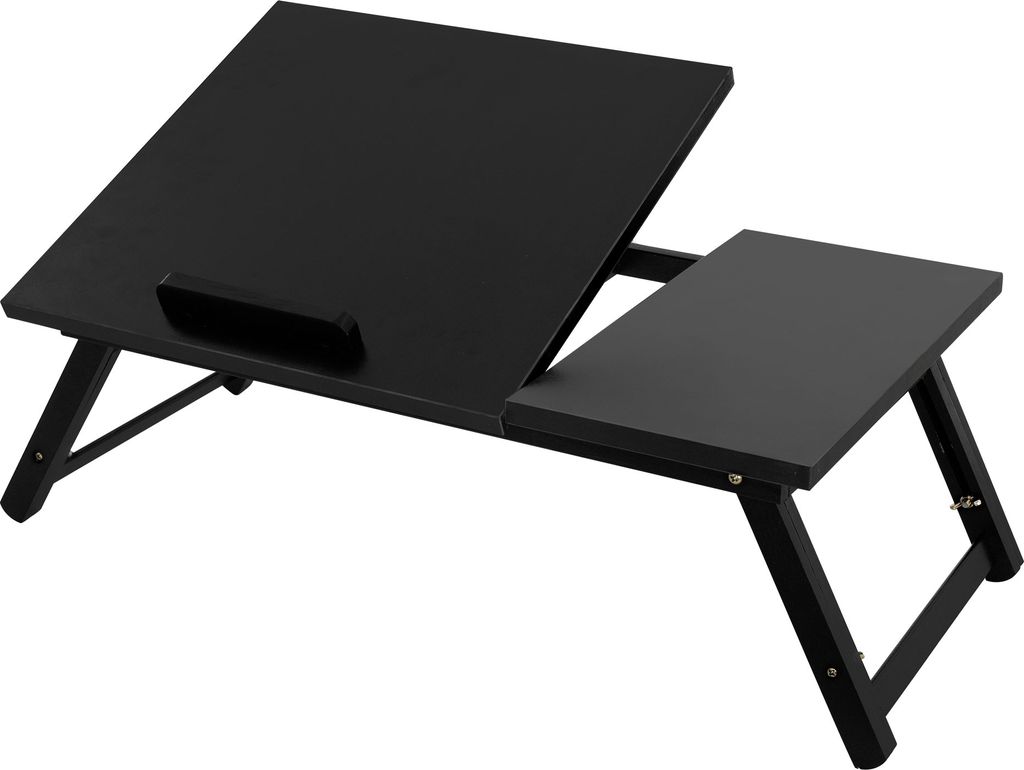 ML-Design Laptoptisch für Bett/Sofa, Schwarz, aus Holz, Produktbild