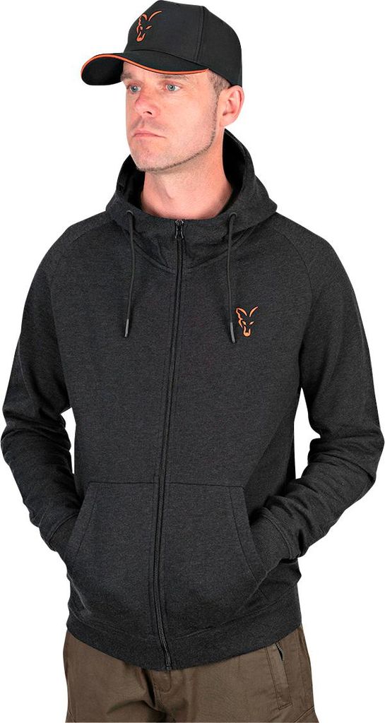 Fox Collection LW Hoody Herren (Black/Orange) Größe XL Produktbild 
