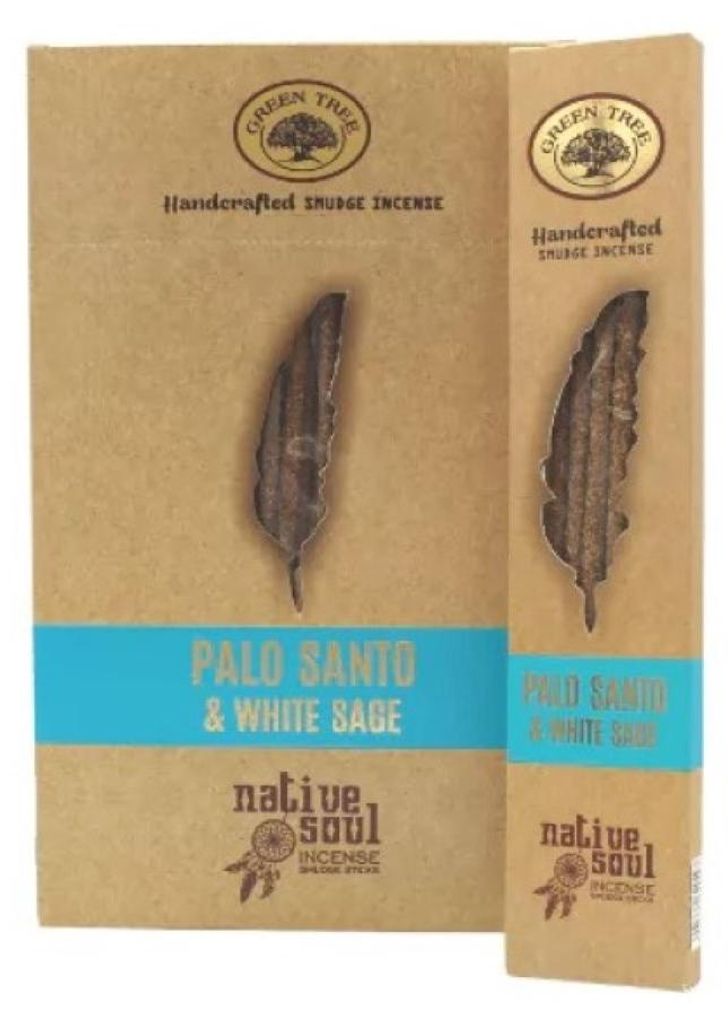 Green Tree Native Soul Smudge Räucherstäbchen "Palo Santo & Produktbild 
