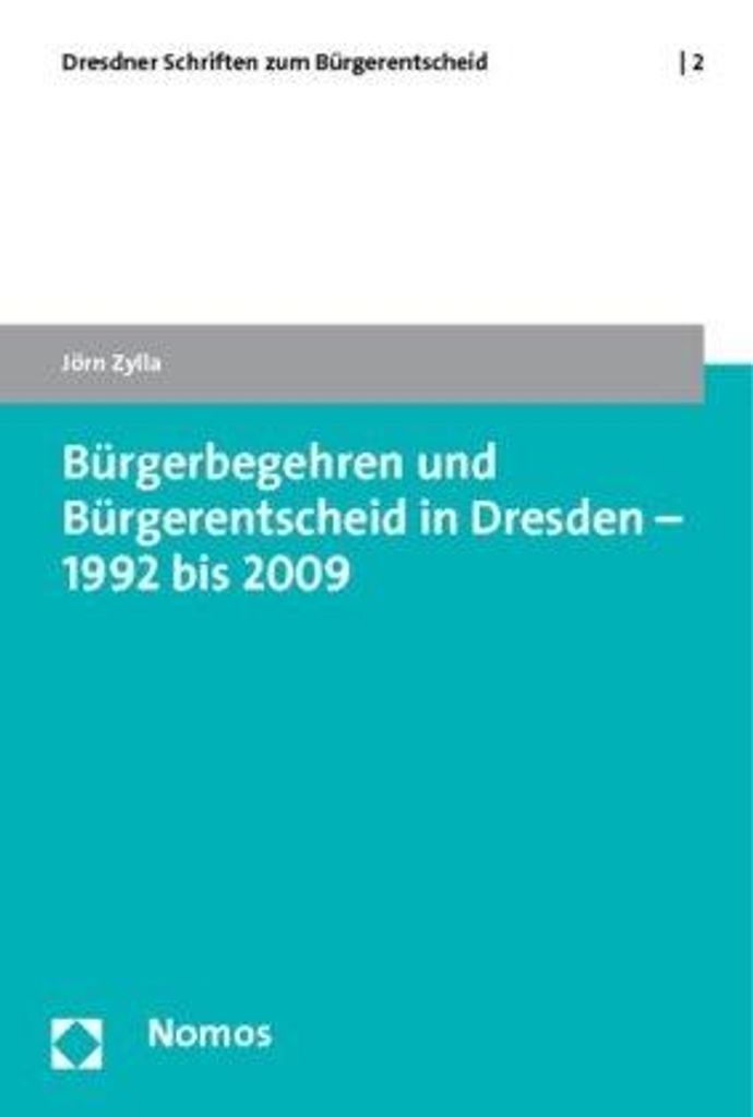 Bürgerbegehren und Bürgerentscheid in Dresden - 1992 bis 2009