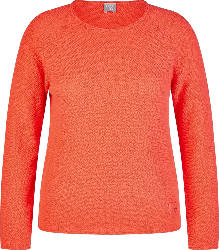 Rabe Damen Strickpullover Leisure Club 56-111661 Koralle