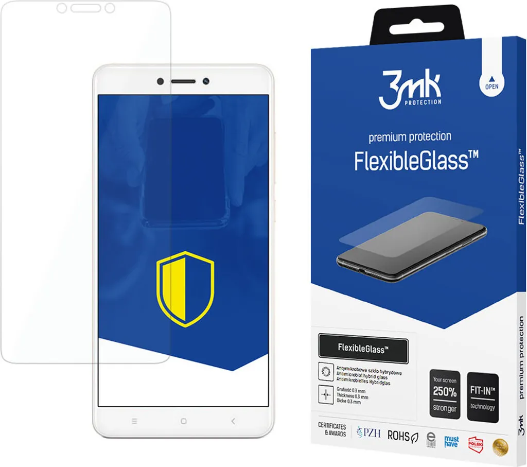 vetro ibrido 3Mk Flexibleglass Xiaomi Redmi Note 4X