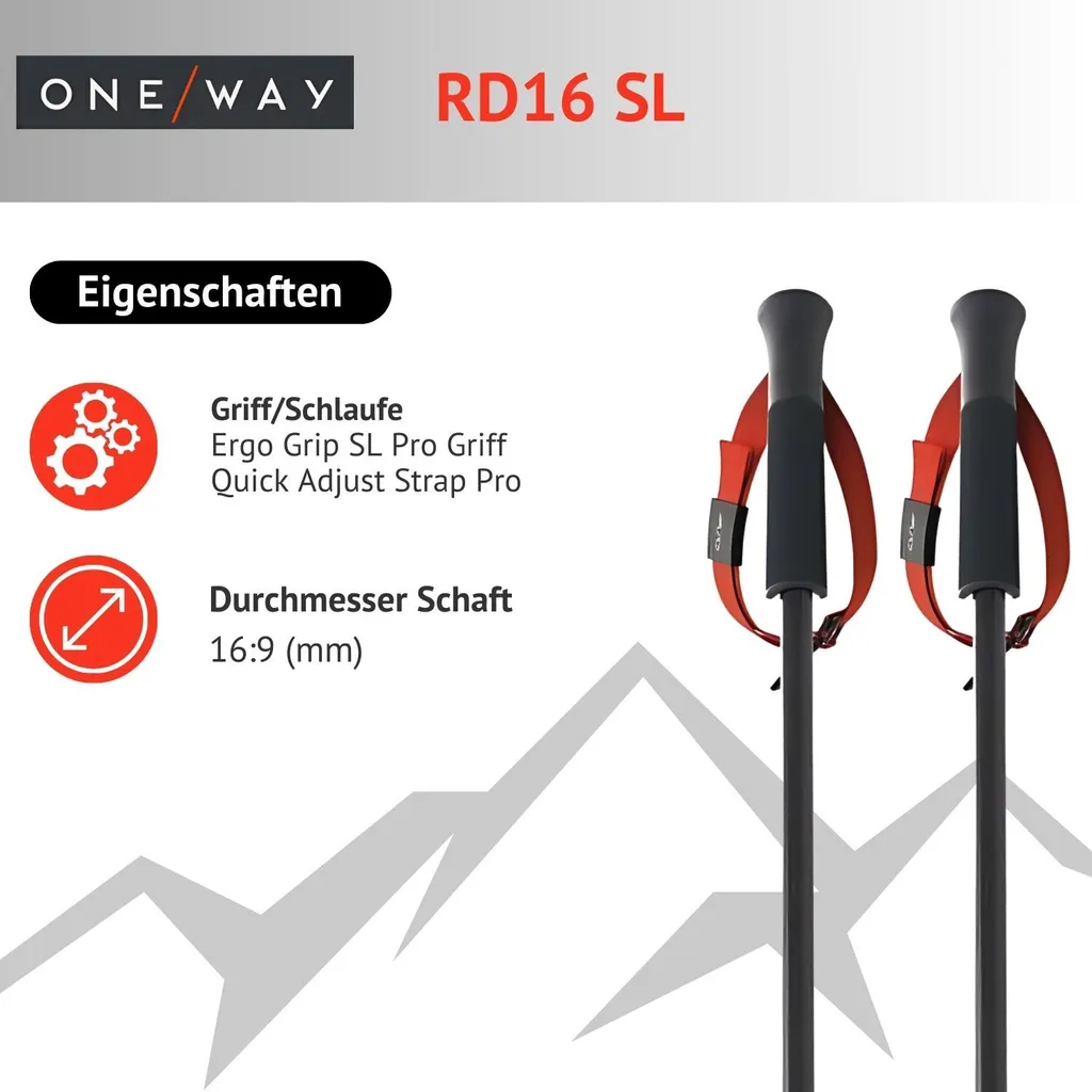 Bâtons de ski OneWay RD16 SL : plus de précision pour vos virages serrés - 4