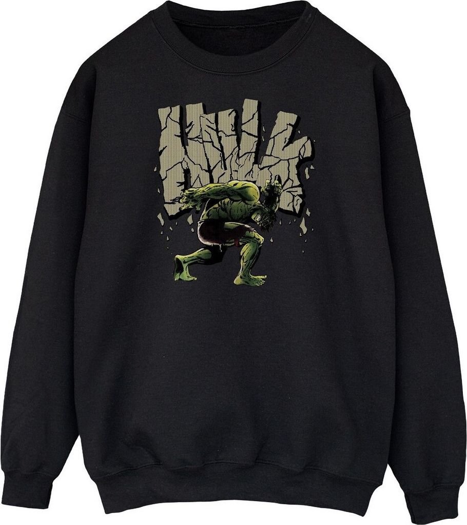 Hulk - Sweatshirt für Herren BI1875 (S) (Schwarz)