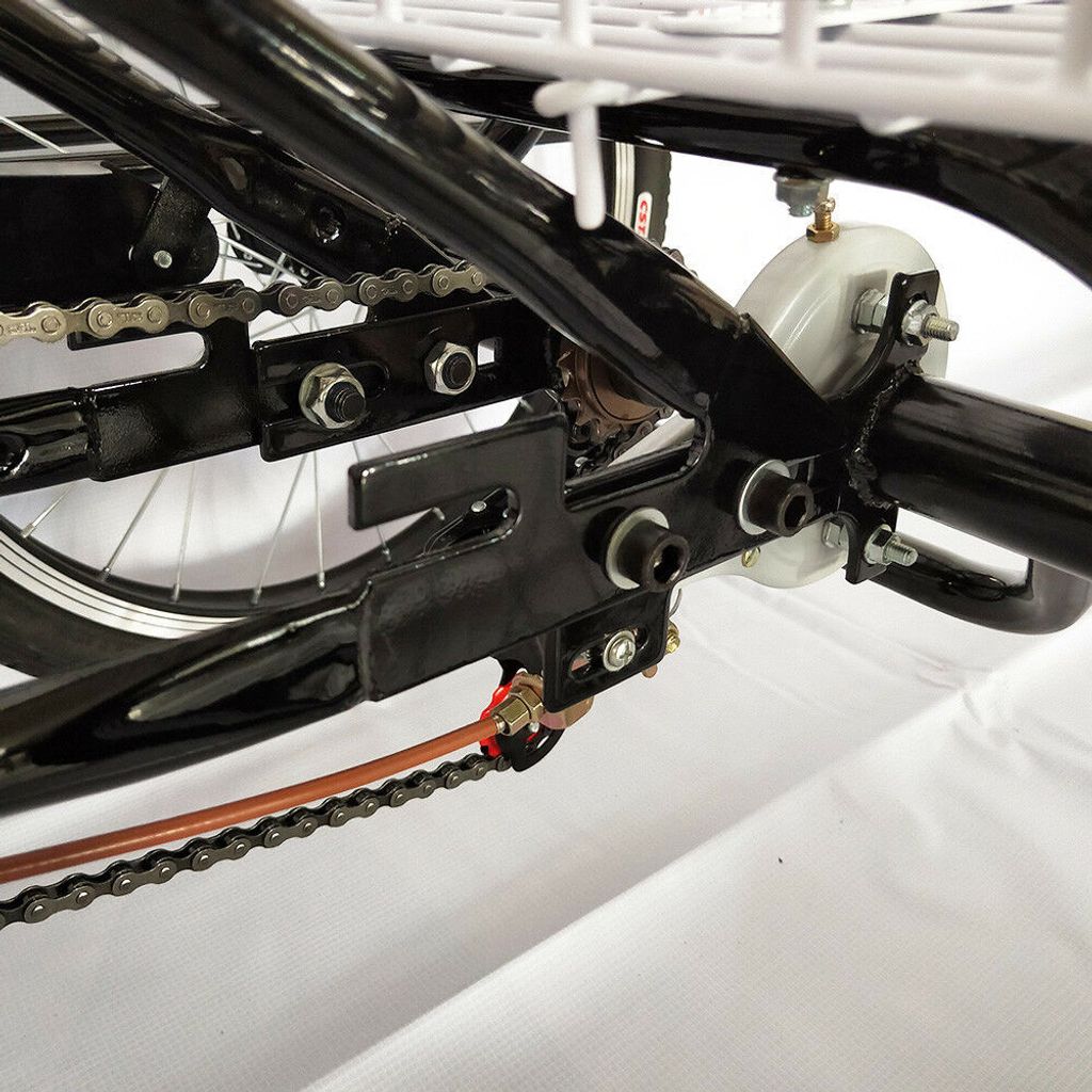 20palcová tříkolka pro dospělé Senior 3 Wheels Bike Black s Obrázek produktu 11