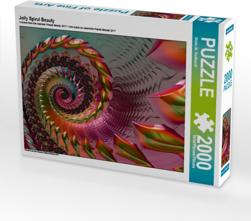 CALVENDO Puzzle Jolly Spiral Beauty | 2000 Teile Lege-Größe Produktbild 