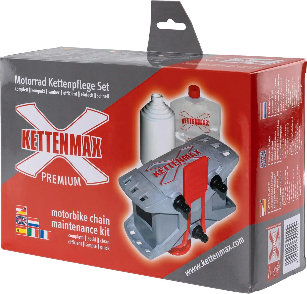 Fini la chaîne encrassée : KETTENMAX Premium Light Solution Entretien