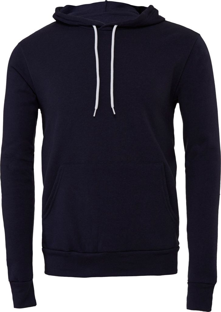 Bella + Canvas Erwachsene Uni Kapuzenpullover PC3868 (S) (Marineblau)