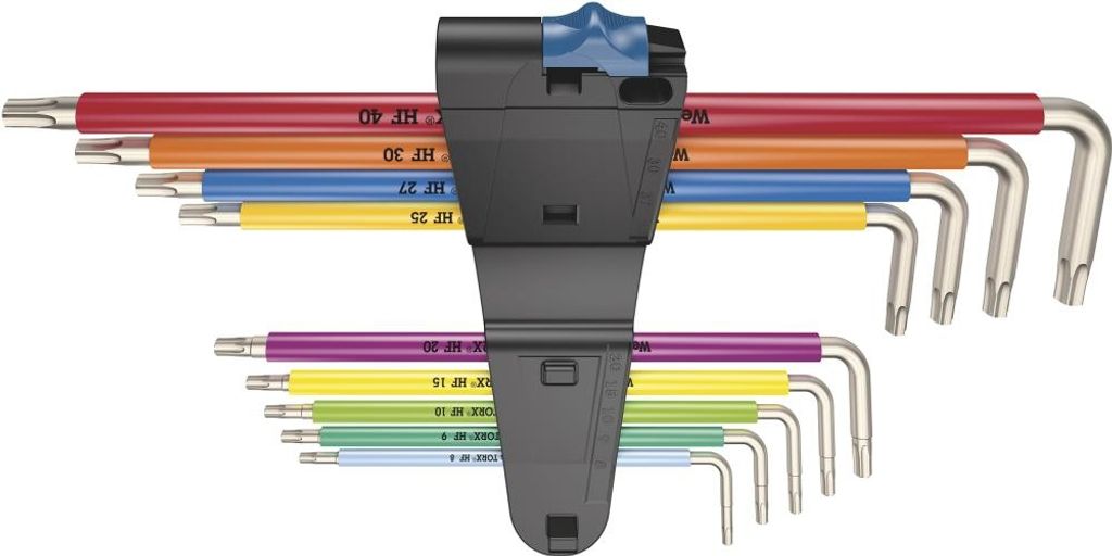 Wera 05022688001 3967 SXL HF TORX® Chiave Per Viti Prigioniere Multicolore Con Funzione Di Presa Lunga Acciaio Inox Tx 40 X 224 Mm