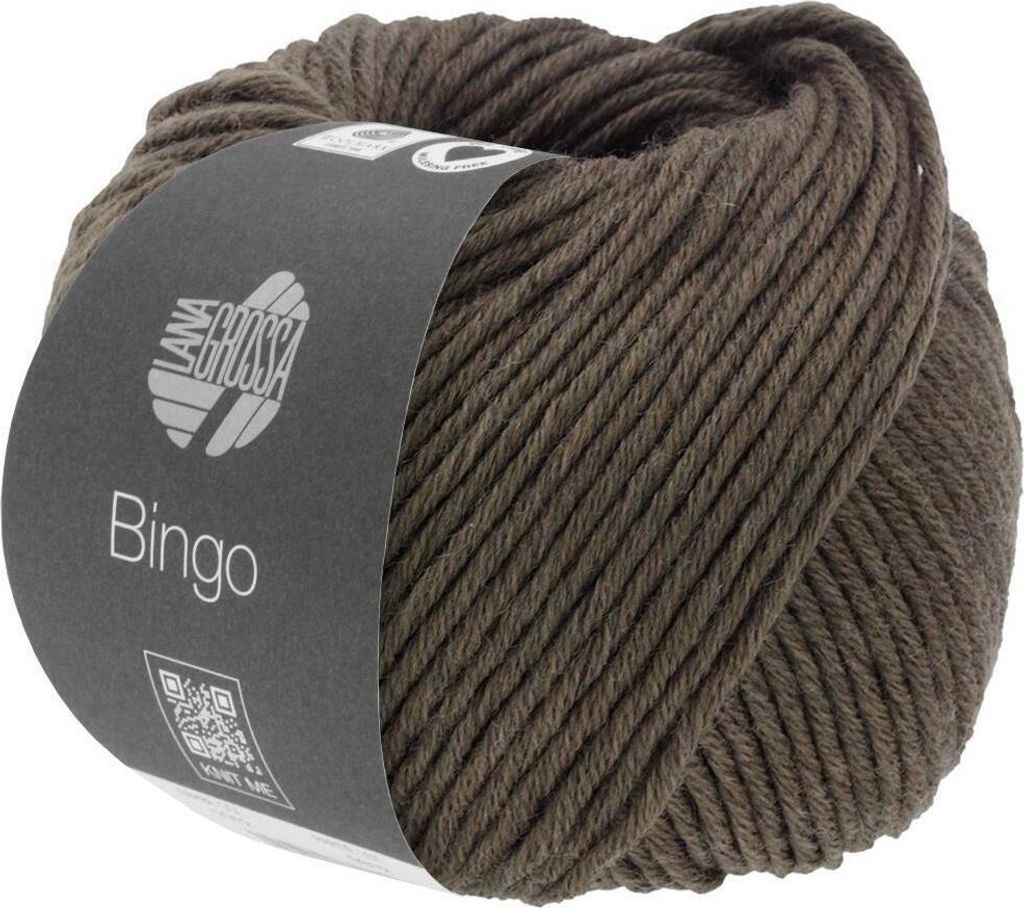 Lana Grossa - Bingo Melange 1025 dunkelbraun meliert Produktbild 