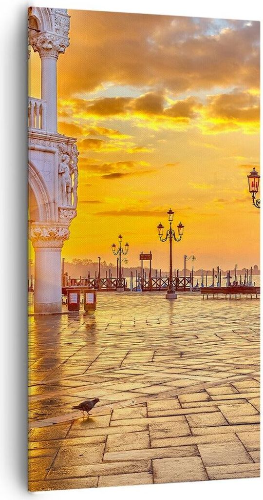 Bild auf Leinwand - Leinwandbild - Venedig Stadt - 65x120cm Produktbild 